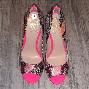 Vince camuto peep toe heels